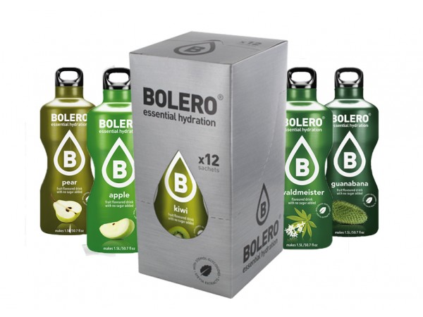 Bolero Drink MIX Green 12 x 9g - Bolero Drinks