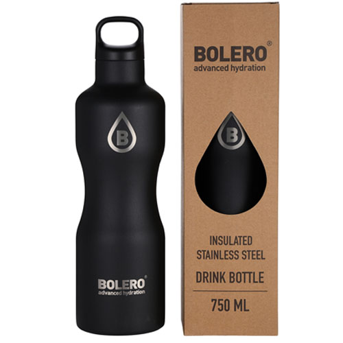 Borraccia Bolero Termica Nera 750ml - Bolero Drinks